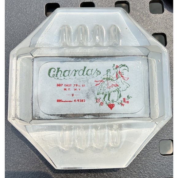 Vintage Glass Ashtray Lot of 3 Best Western, CHARADES RESTAURANT, Niagara Falls - Picture 6 of 7